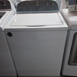 Whirlpool Washer with Agitator And Warranty.