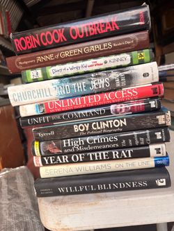 Mixed Lot of 12 Hardcover and Paperback Books