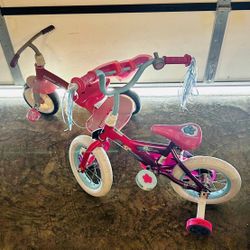 Bike 12” with training wheels 
