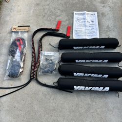 Yakima Surfboard Straps With 4 Round Bar Pads