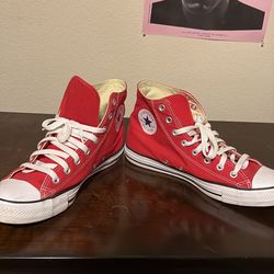 Pickup Only- Converse Red High Tops