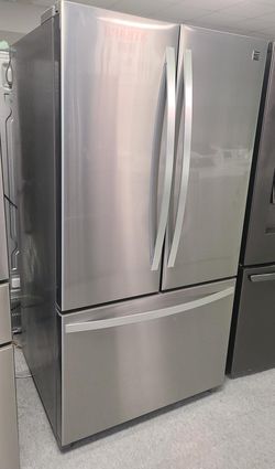 Kenmore 3-Door Stainless Steel Fridge
