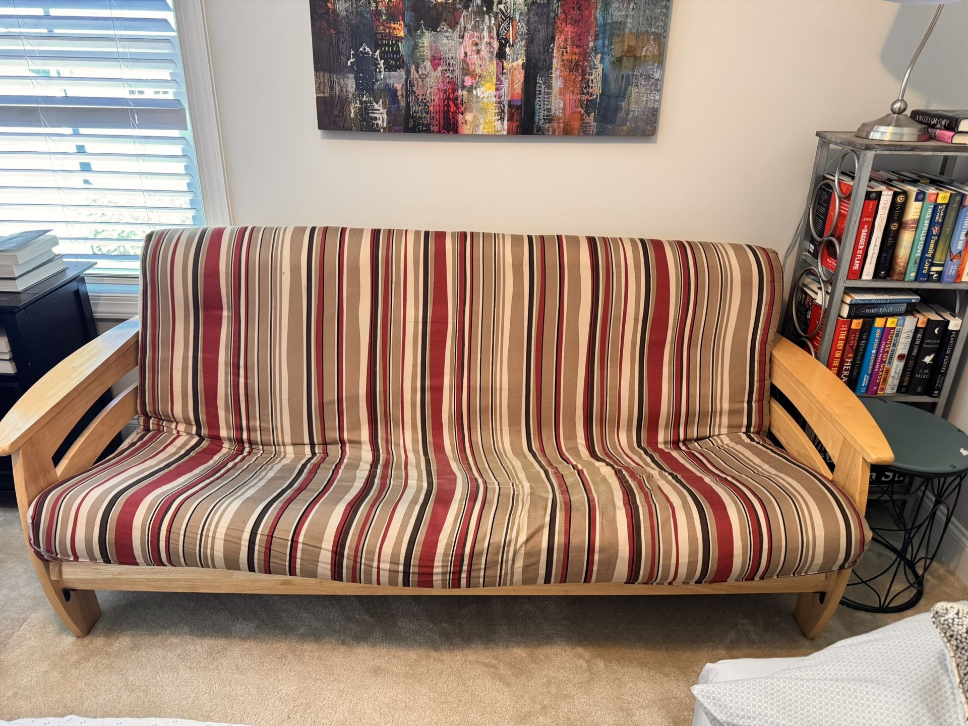 Futon. Excellent Condition New Mattress