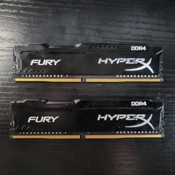 DDR4 RAM 16GB (2x8GB) 2666Mhz - HyperX Fury