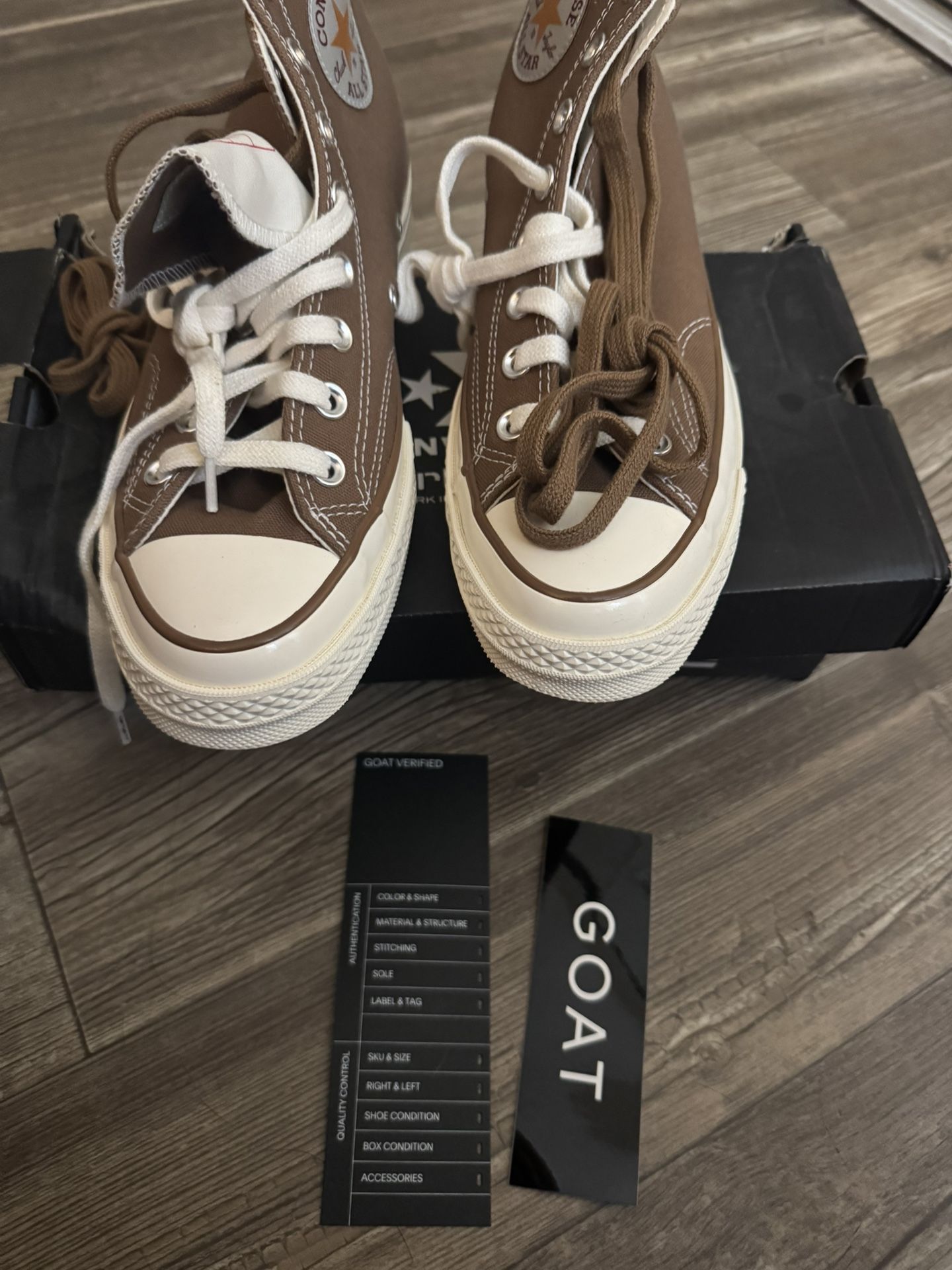 Carhartt X Converse Collab, Brown, High Top, Wmn’s Size 10, Men’s Size 8