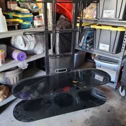 TV STAND. HOLDS UP TO 60".