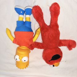 BART Simpson & Sesame Street Elmo 