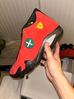Red Jordan Ferrari