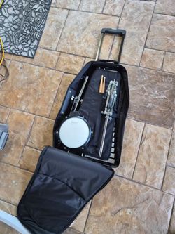 Portable Snare Drum Kit with Rolling Bag