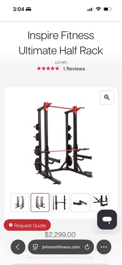 Inspire commercial half rack