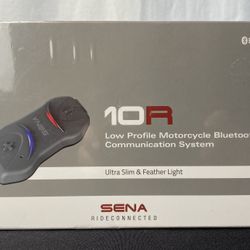 Sena Ride Connected 10R Low Profile Motorcycle Bluetooth Communication System Brand New (Retail $400)