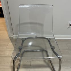 MOVING SALE: IKEA Clear Tobias Chair