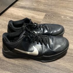 Nike Kobe 5 “Black White” Basketball Sneakers Shoes