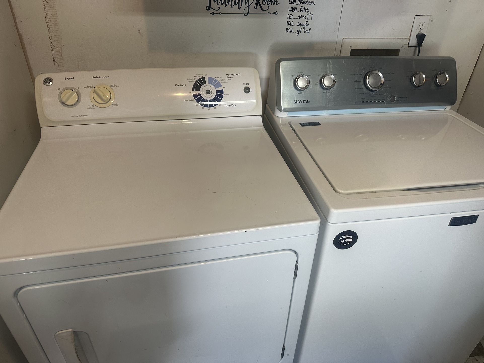 Washer And Dryer