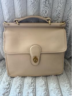 Coach tan bag