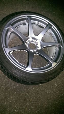MB battles 18/9.5 with 235/40/18 tires