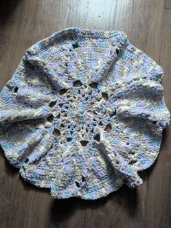 Handmade Crochet Circle Cardigan Shrug