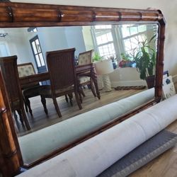 6x4 Mirror With Sold Wood Carved Frams