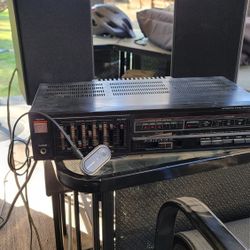 Fisher Eq Receiver With Bluetooth 2 KLH Speakers Firm Price 