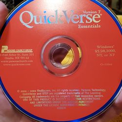 Quickverse Essentials Version 7 Windows CDROM PC Bible Software
