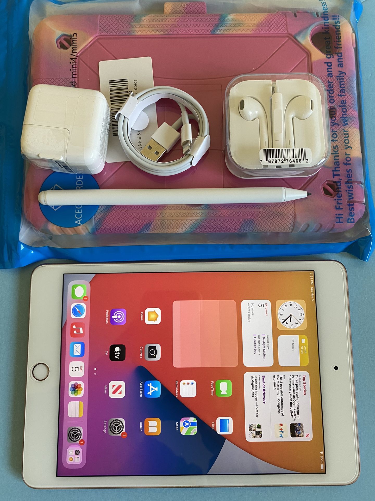 256GB Apple iPad mini (5th Retina latest IOS