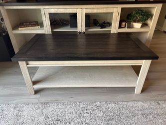 Tv console and coffee table