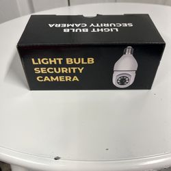 Light Bulb Security Camera 