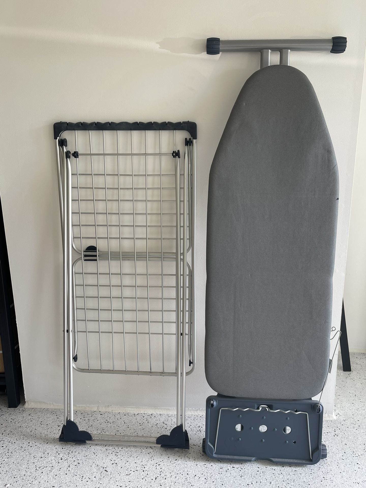 IRON BOARD AND CLOTHES DRYING RACK
