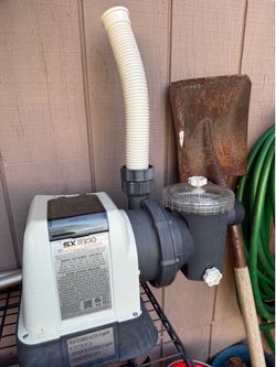 Pool sand pump, skimmer, accessories