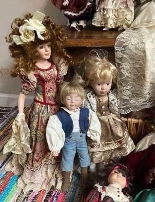 Vintage Porcelain Doll Lot $50 For All
