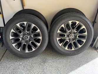 23 Tundra OEM Wheels + Bridgestone Tires
