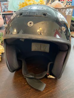 Size xxl open face motorcycle helmet with funny stickers