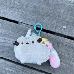 Pusheen plush key chain