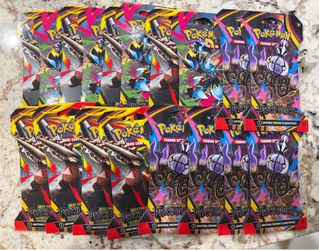 Pitch Black Sleeved Booster Packs - 18 Available