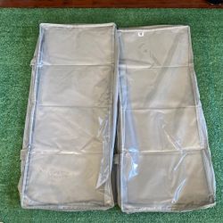2pc Flat Under Bed Storage Pouches 
