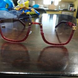 Red Designer Shades $35