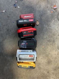 Power Drill Battery 20 Each 80 For All