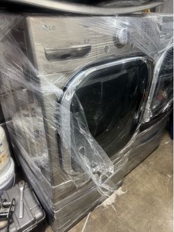 Lg front load washer and dryer set gas