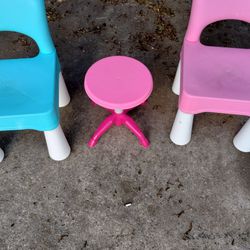Three Little Kid Chairs