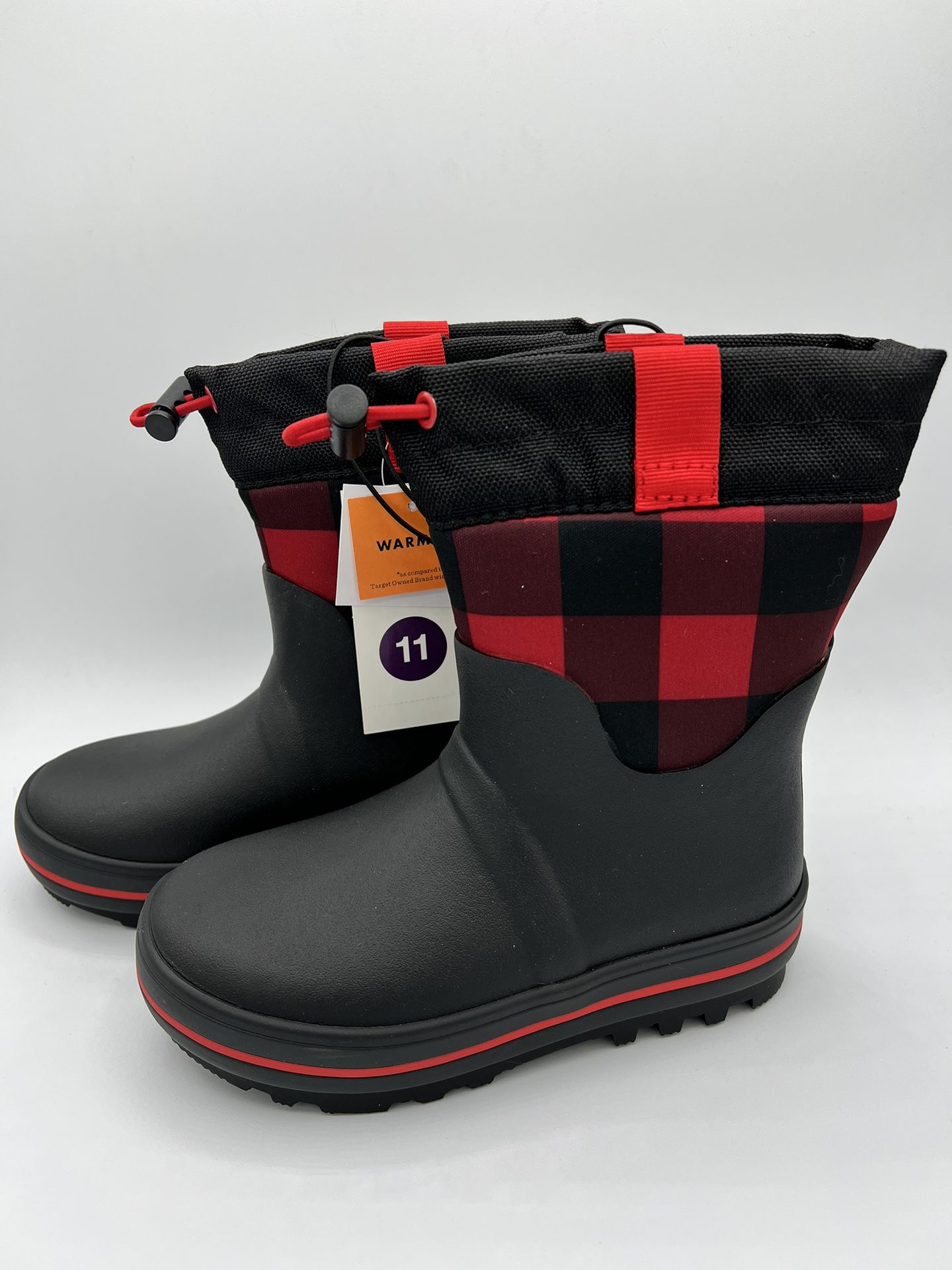 Waterproof Boots, Size 11 Kids Cat & Jack waterproof boots, size 11 kids