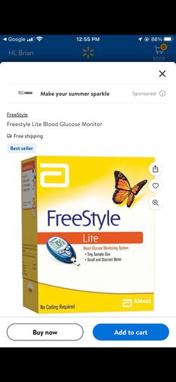 Freestyle, light glucose meter Kit