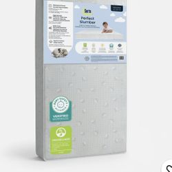 Serta Perfect Slumber Dual Sided Crib and Toddler Mattress - Waterproof - Hyp...