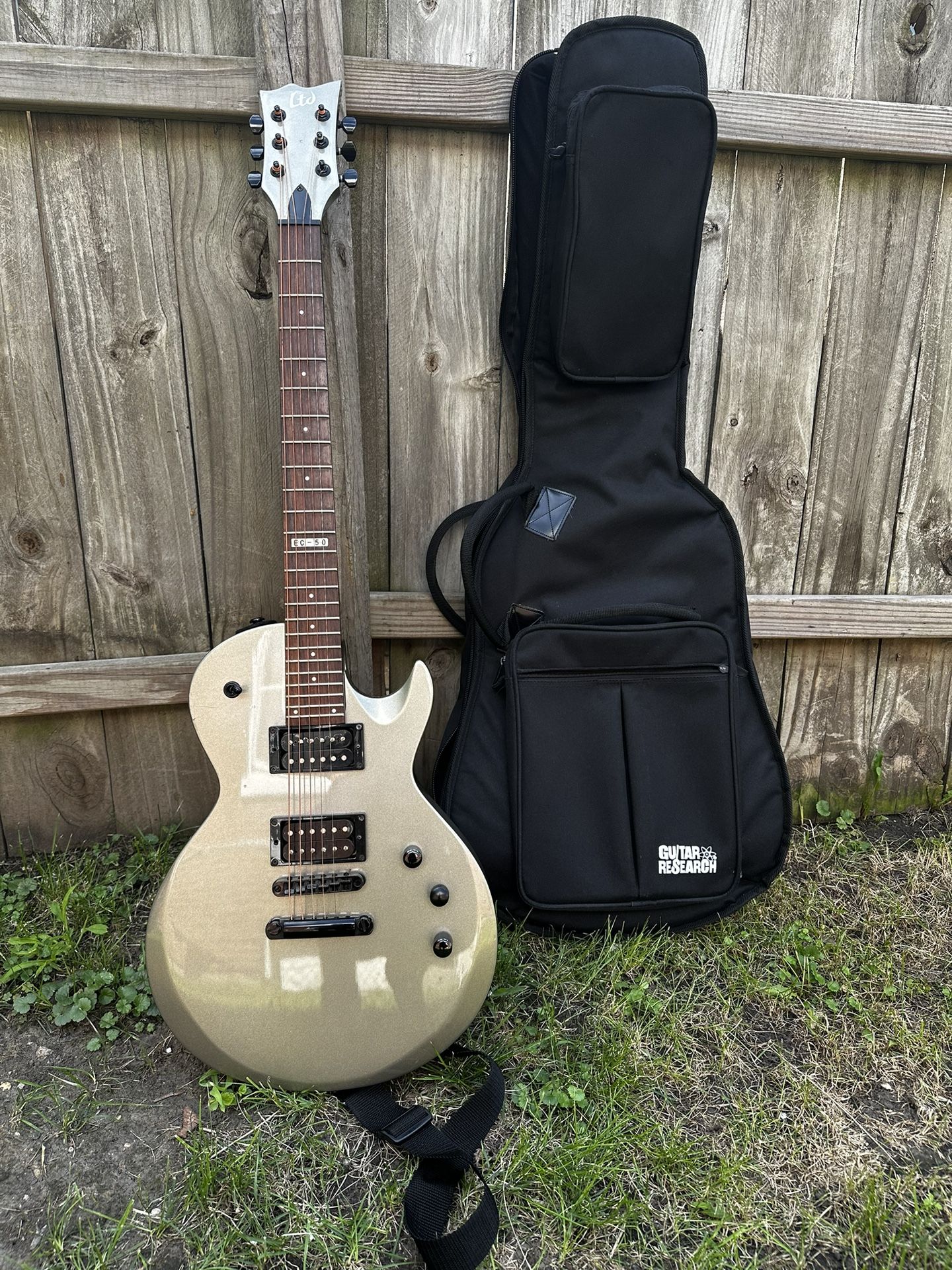 Ltd Electric Guitar Brand New With Guitar Case And Cables