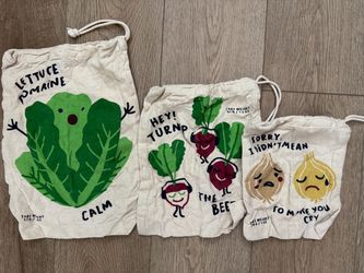 Grocery bulk bags vegetable design