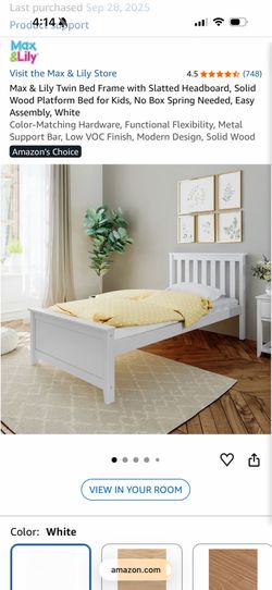 Bed and mattress
