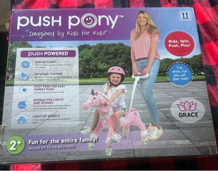 Push ride on pony toy