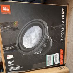  JBL Arena X 12” Subwoofer.