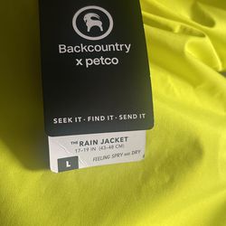 NWT Backcountry x Petco Collab Raincoat Thumbnail