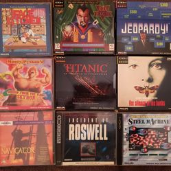 Phillips CD-I Compact Disc Interactives and Video CD's