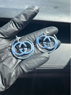 New silver GG earrings! $10